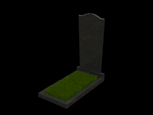 Grave monument 3D मॉडल