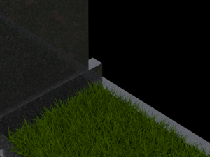 Grave monument 3D मॉडल