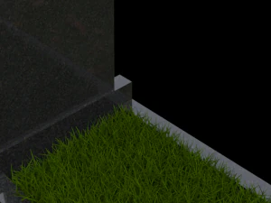 Grave monument 3D Model