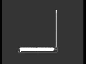 Grave monument 3D मॉडल