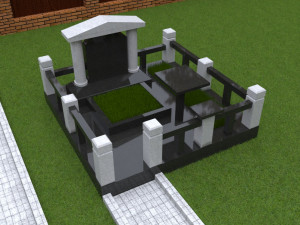 Grave complex 3D Model