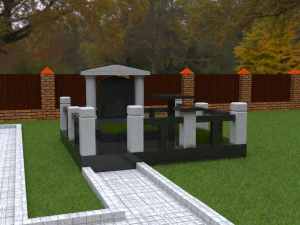 Grave complex 3D Model