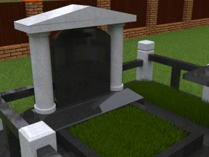 Grave complex 3D Model