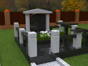 Grave complex 3D Model