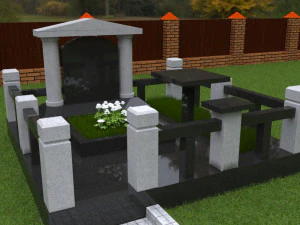 Grave complex 3D Model