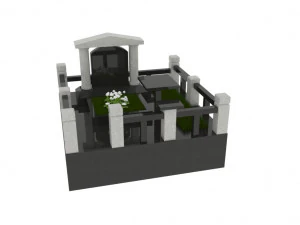 Grave complex 3D Model