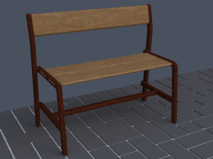 Bench 3D Model
