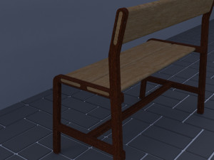 Bench 3D 模型