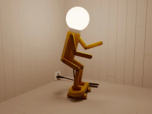 Фігурист 3D Модель