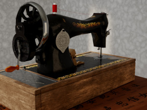 Old sewing machine Modelo 3D