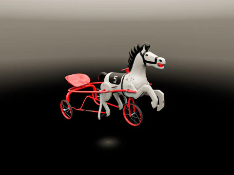 Pedal horse 3D Model