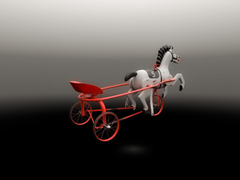 Pedal horse Modelo 3D