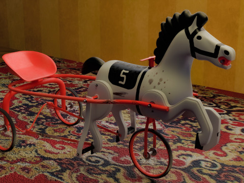Pedal horse Modelo 3D