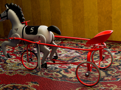 Pedal horse Modelo 3D