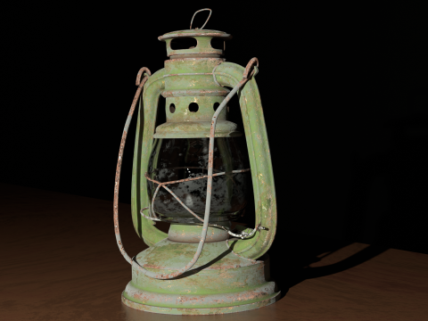 Kerosene lamp 3D Model