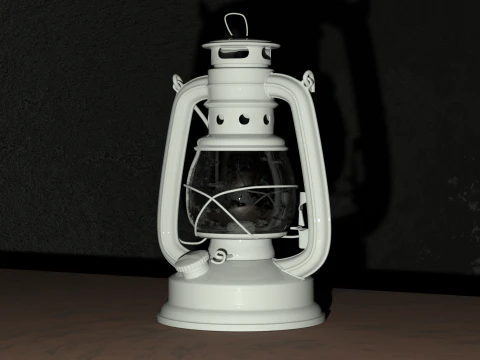 l&aacute;mpara de queroseno Modelo 3D