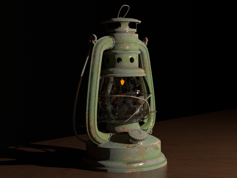 Kerosene lamp Model 3D