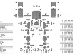 mecha cplt-c1 catapult -- battletech mechwarrior universe -- 3D Print Model