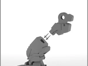 mecha cplt-c1 catapult -- battletech mechwarrior universe -- 3D Print Model