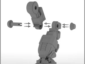 mecha cplt-c1 catapult -- battletech mechwarrior universe -- 3D Print Model