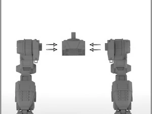 mecha cplt-c1 catapult -- battletech mechwarrior universe -- 3D Print Model