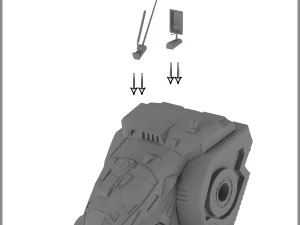 mecha cplt-c1 catapult -- battletech mechwarrior universe -- 3D Print Model