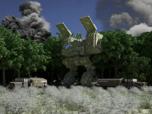 mecha cplt-c1 catapult -- battletech mechwarrior universe -- 3D Print Model