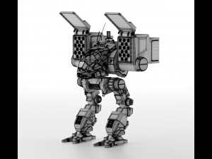 mecha cplt-c1 catapult -- battletech mechwarrior universe -- Modèles 3D en vedette