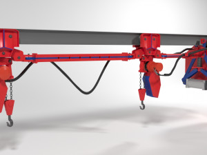 pneumatic trolley Modello 3D