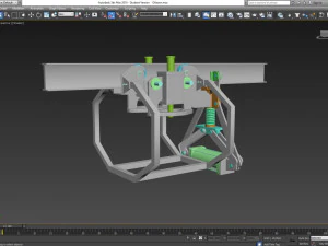 pneumatic trolley 3D Model
