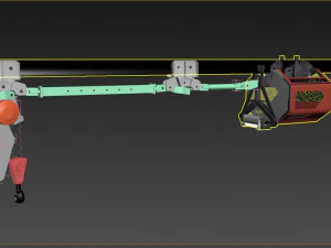 pneumatic trolley 3D Model