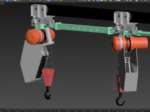 pneumatic trolley 3D Model