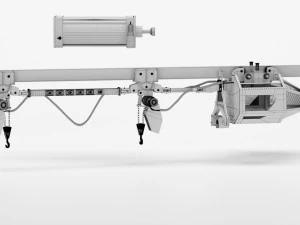 pneumatic trolley 3D Model