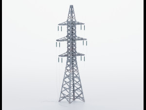 power line support 3D Model