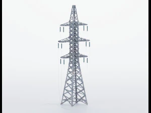 power line support 3D Model