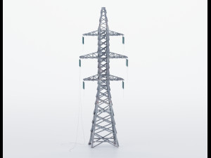 power line support 3D Модель