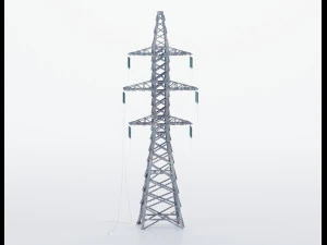 power line support 3D Model