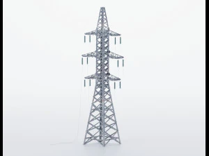 power line support 3D Model