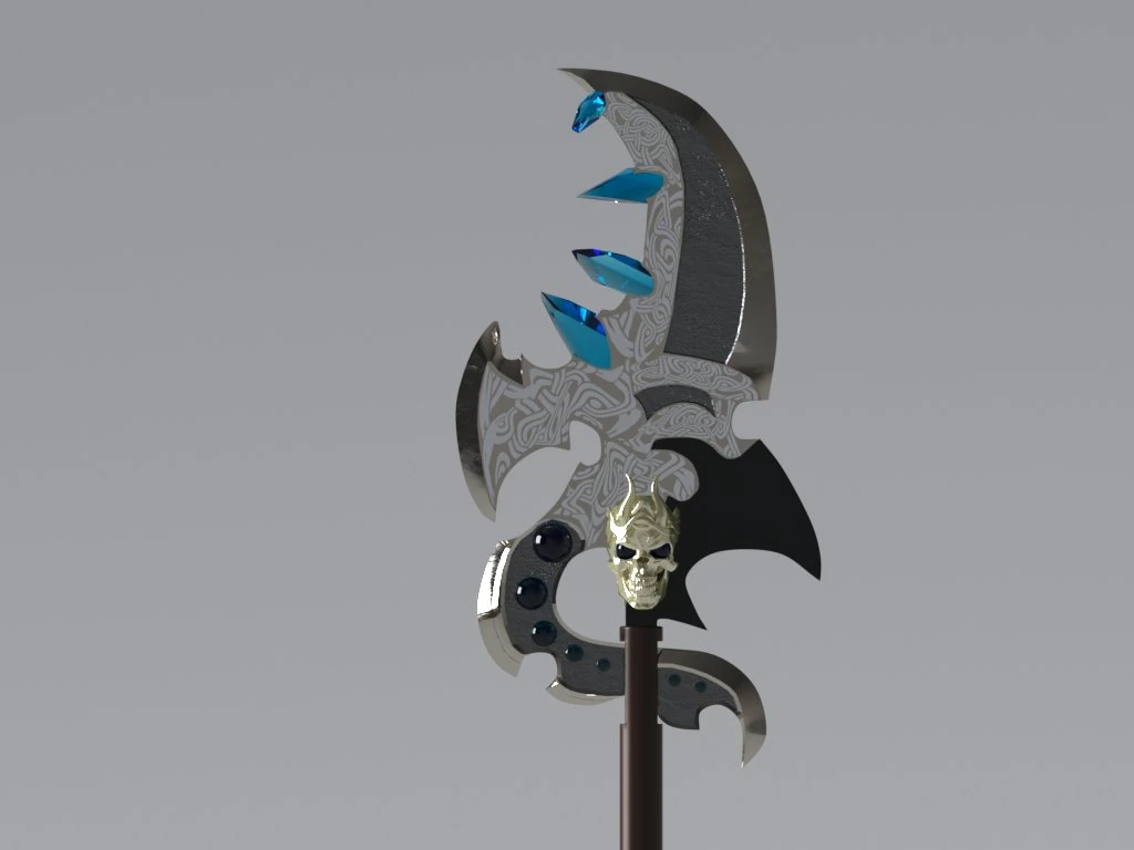 glaive 3D Model .c4d .max .obj .3ds .fbx .stl .blend