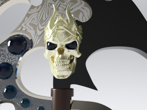 glaive Model 3D