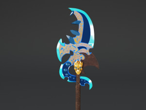 glaive Model 3D