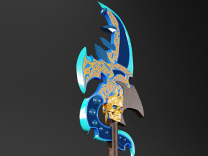 glaive Model 3D