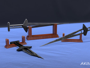 akinak sword -- 9 game models -- of the v century 3Dモデル