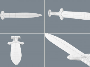 akinak sword -- 9 game models -- of the v century 3Dモデル