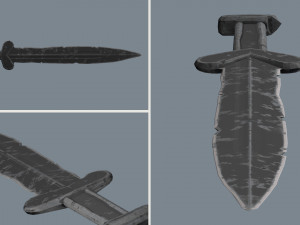 akinak sword -- 9 game models -- of the v century 3Dモデル