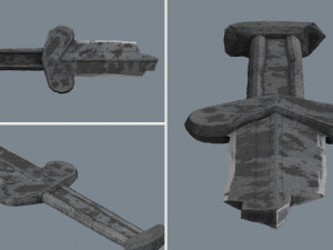 akinak sword -- 9 game models -- of the v century 3Dモデル