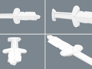 akinak sword -- 9 game models -- of the v century 3Dモデル