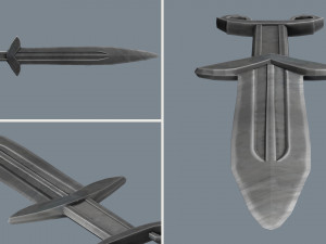 akinak sword -- 9 game models -- of the v century 3Dモデル