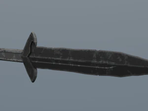 akinak sword -- 9 game models -- of the v century 3D Model