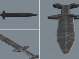 akinak sword -- 9 game models -- of the v century 3Dモデル